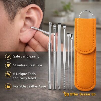6-in-1 Stainless Steel Ear Cleaning Tool Set