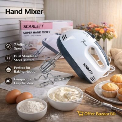 Electric Hand Mixer – 7 Speed Super Hand Mixer