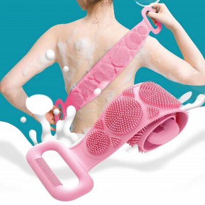 Silicone Body Back Scrubber (Double Side Bathing Brush