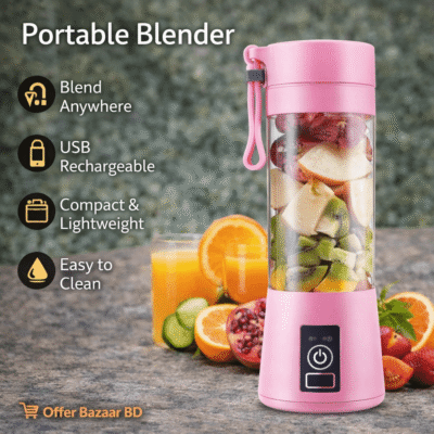 Portable Blender – USB Rechargeable Mini Juicer