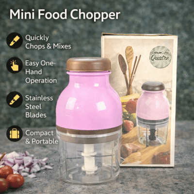 Mini Food Chopper – One-Touch Quick Kitchen Helper